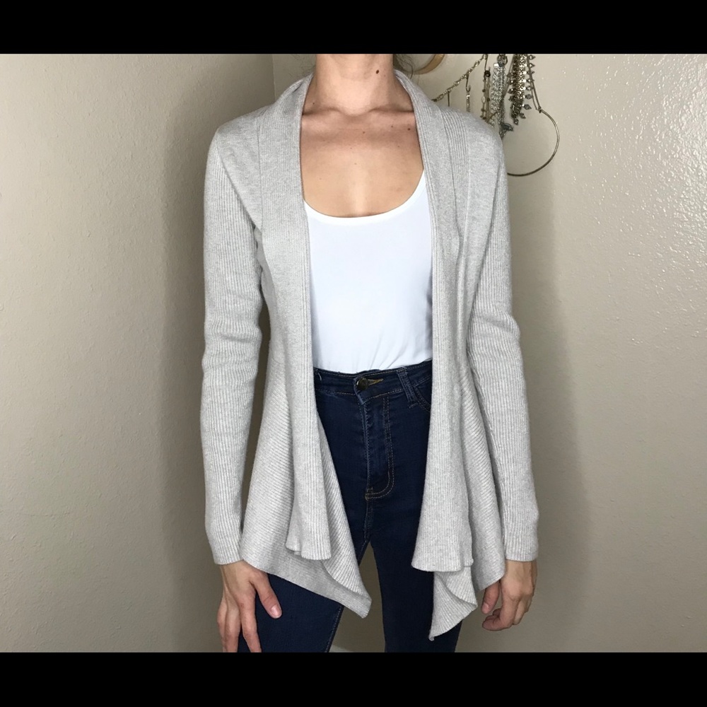 Verve Ami Oatmeal/Cream Cinched Cardigan